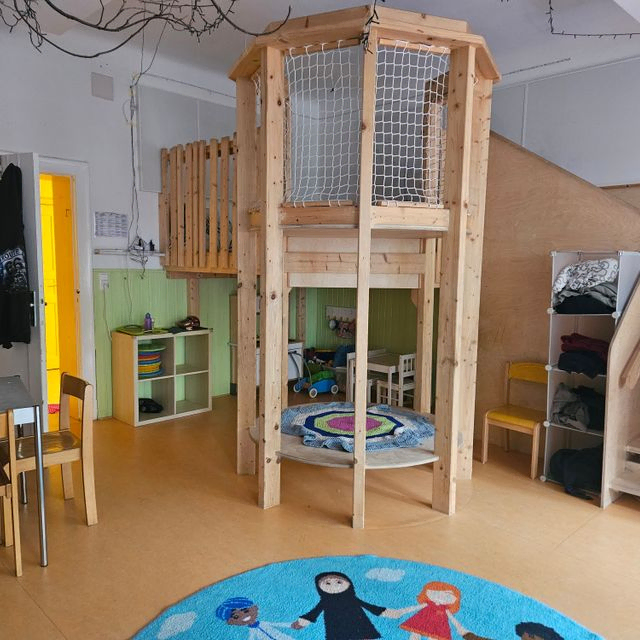 Indoor-Spielstruktur.